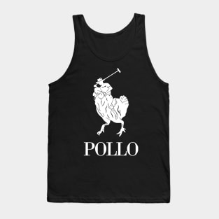 Funny Pollo Parody Fashion Chicken Design Tank Top